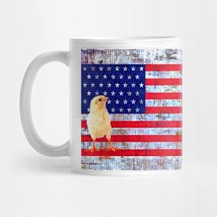 Chicken US Flag Mug